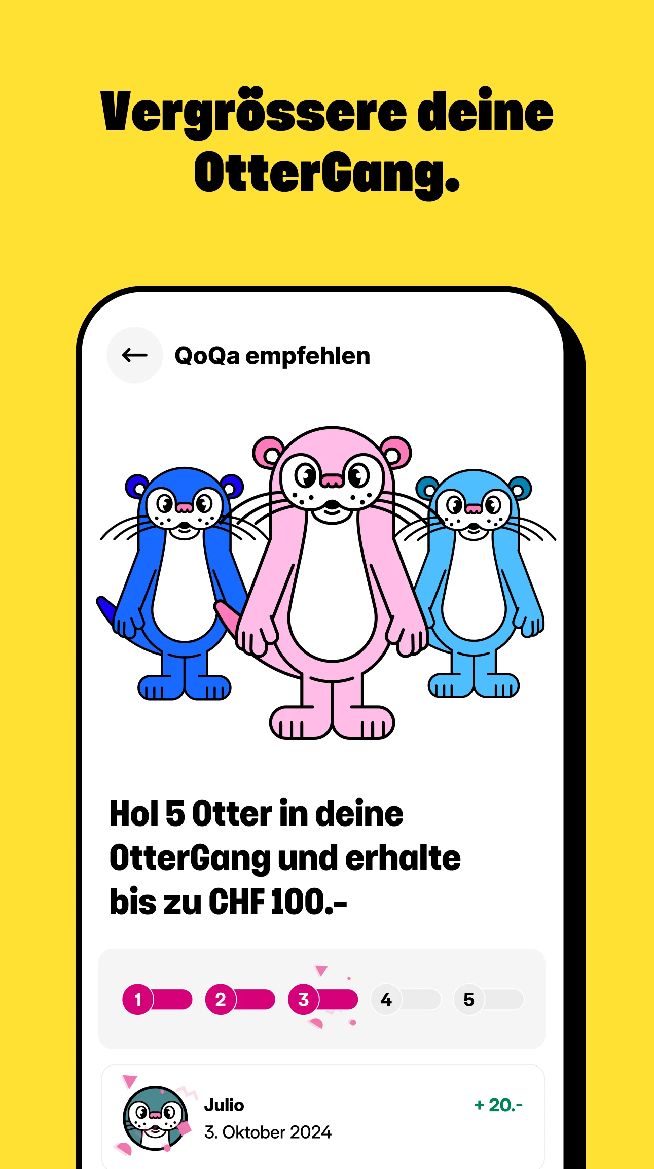 QoQa screenshot
